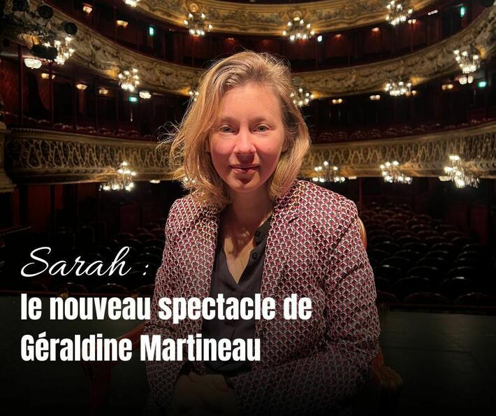 [VIDÉO] « Sarah » la nouvelle création de Géraldine Martineau